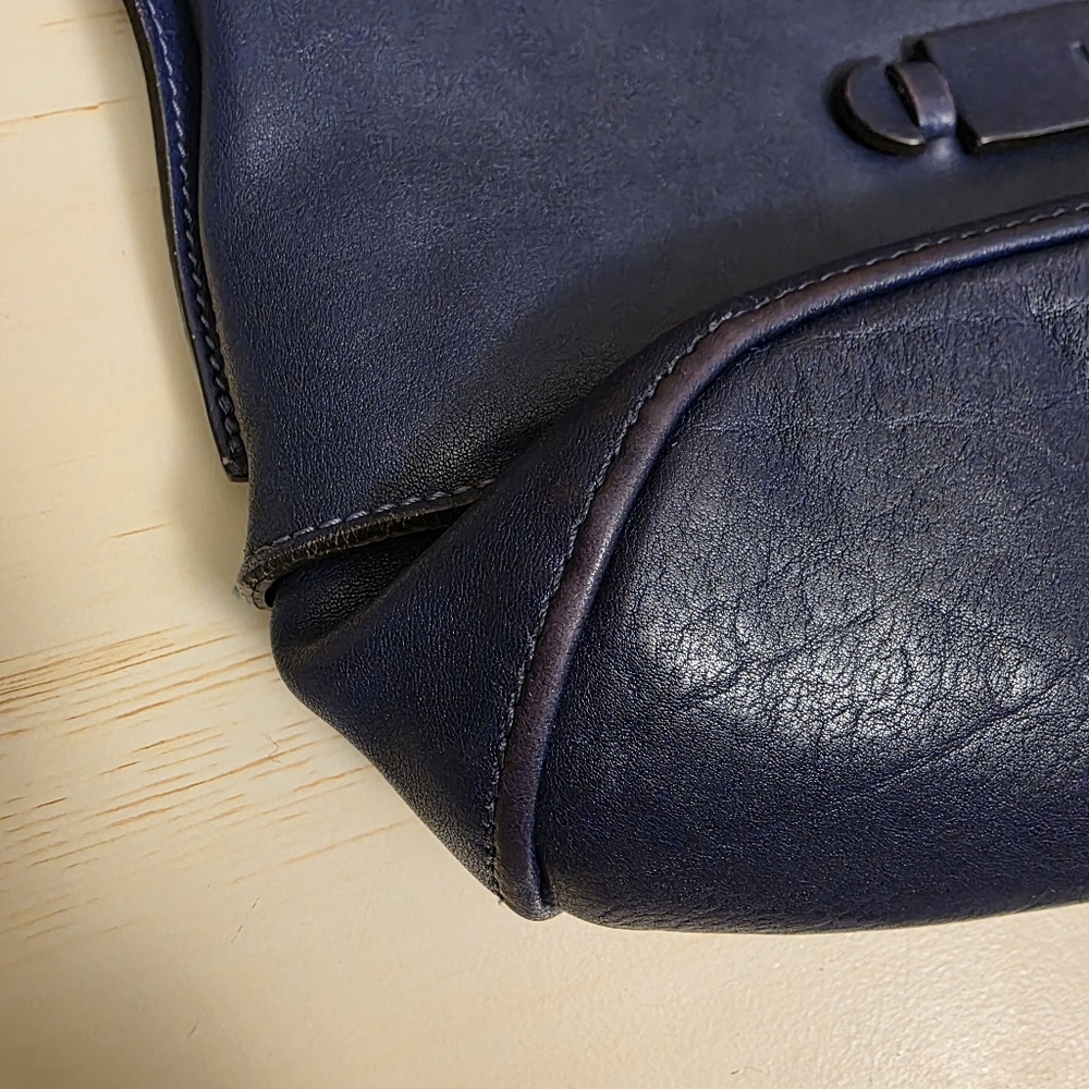 Longchamp | Indigo Leather 3D Hobo Bag - Picture 10 of 16